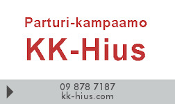 Parturi-Kampaamo KK-Hius logo